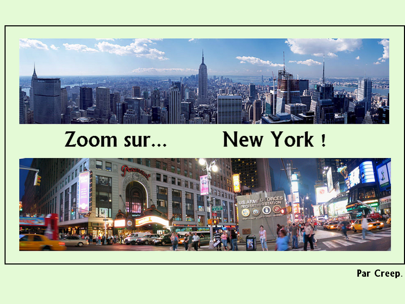 Zoom sur New York