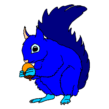 blue squirrel
