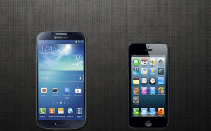 Le Samsung Galaxy S4 et l'iPhone 5S : comparaison