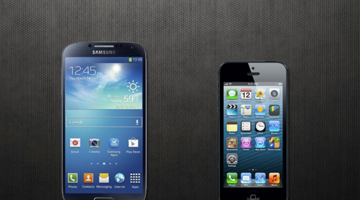 Samsung Galaxy S4 VS iPhone 5S : combat technologique