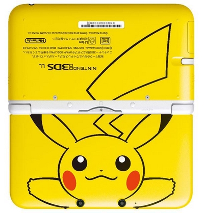 3DS représentant Pikachu