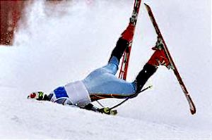 Chute de ski pour les sélections enneigées de 2014