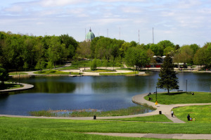 Il s'agit d'une photo du parc du Mont-Royal à Montréal en été, qui est un bon plan à Montréal.
