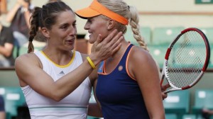 Kristina Mladenovic Andrea Petkovic Roland Garros 2014