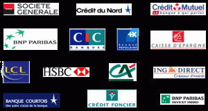 logo des différentes banques