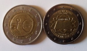 Pièces 2€ commémorative Euro Rome