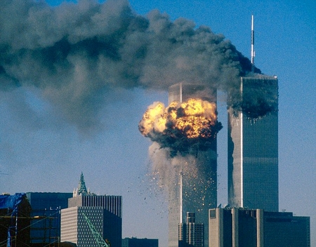 Photographie de l'attentat du 11septembre 2001