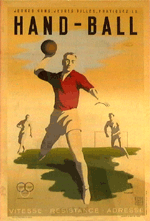 Affiche handball de l'époque