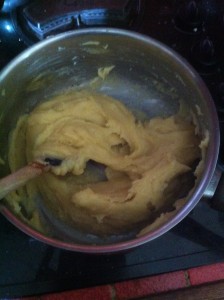Recette chouquettes pâte + oeuf fin mélange