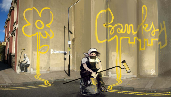 banksy artiste urbain