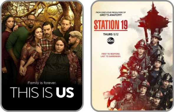 Posters des séries This is us & Station 19