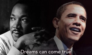 Luther King et Obama