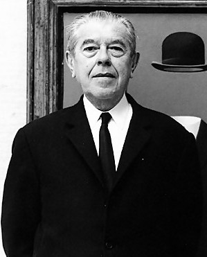 Photographie du peintre René Magritte