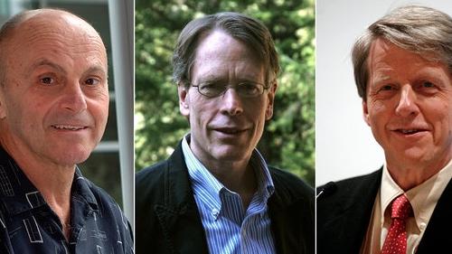 Eugene Fama, Lars Hansen et Robert Shiller.