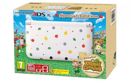 3DS aux couleurs du jeu Animal Crossing sur 3DS