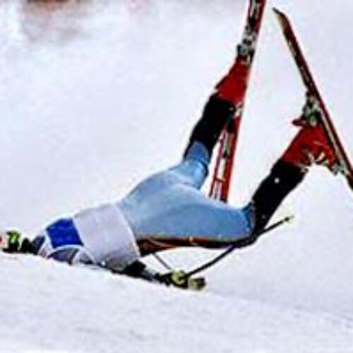 Chute de ski pour les sélections enneigées de 2014