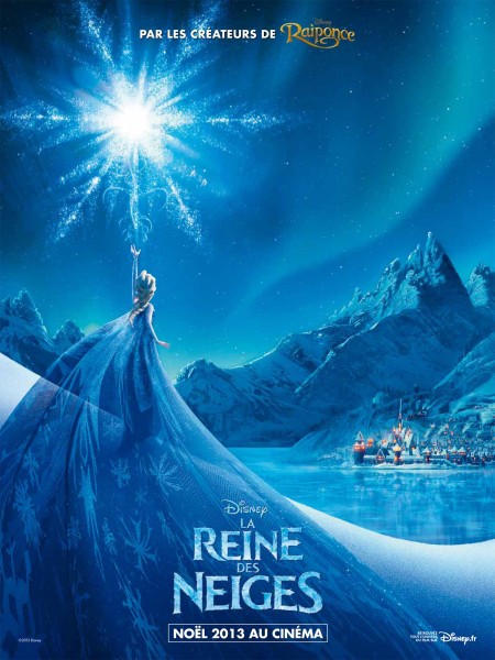 Affiche promo du film la reine des neiges 