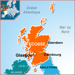 L’Écosse se situe au Nord du Royaume-Uni