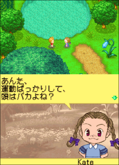 Harvest Moon DS oubli de traduction