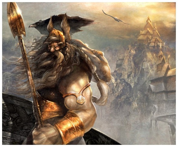 Odin est un dieu dans la mythologie nordique