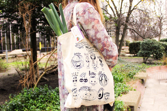 tote bag fruits et légumes