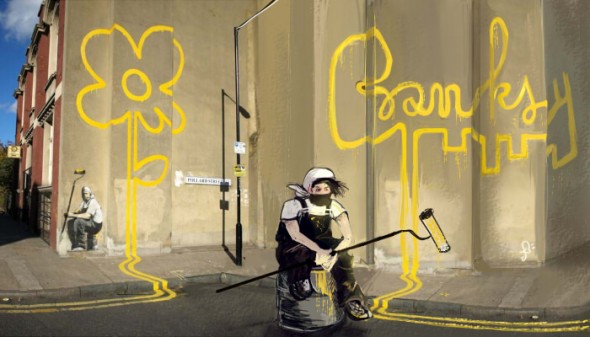 banksy artiste urbain
