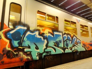 Graffiti d'un graffeur belge