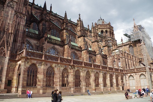 Arcs-boutants, cathédrale de Strasbourg