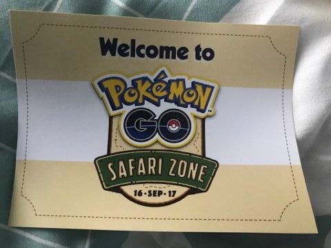 Pokémon Go Safari Zone : Paris, le 16 septembre 2017