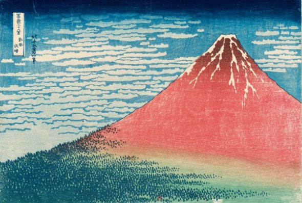 Le Fuji par temps clair (aussi appelé Fuji Rouge)
