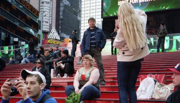 Haley Morris Cafiero à Times Square