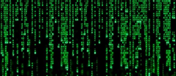 Lignes de code vert de Matrix