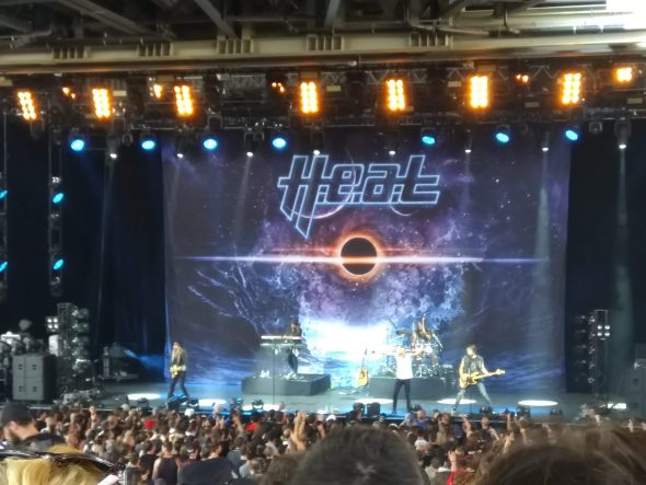Concert de H.E.A.T à la Hard Rock Session 2018