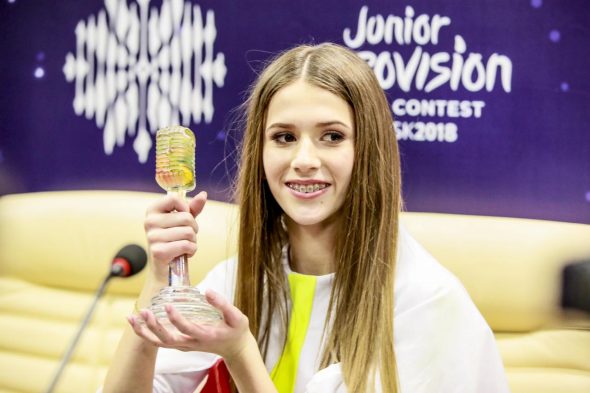 Roksana Węgiel gagne l'Eurovision Junior pour la Pologne
