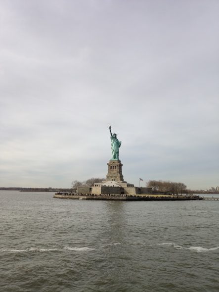 Statue de la liberté du bateau