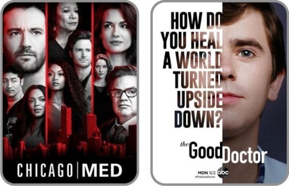 Posters des séries Chicago Med & The Good Doctor