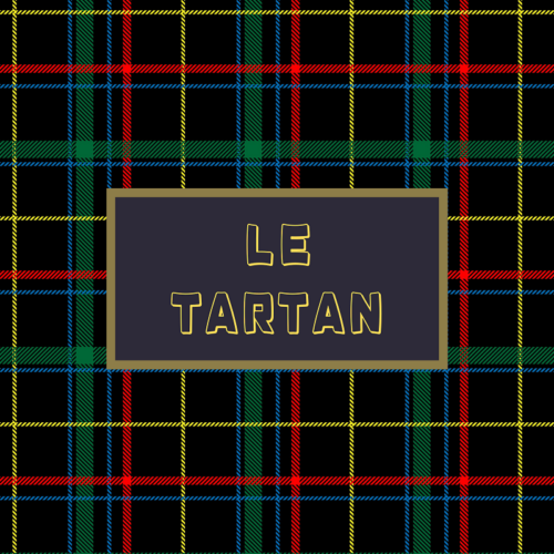 tartan, image, titre